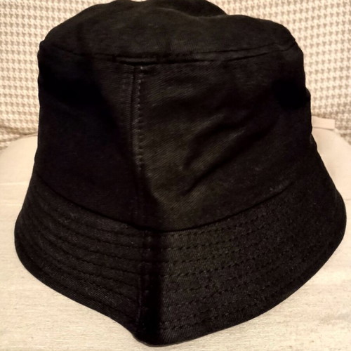 Bucket hat black new, circumference 57cm