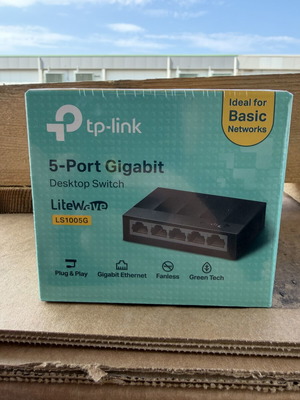 TP-Link LS1005G 5-Port Gigabit Desktop Switch new