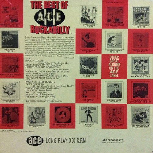 The Best of Ace Rockabilly record used, rock genre