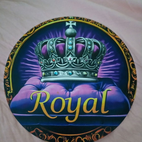 Royal wall decoration aluminum 20 cm diameter
