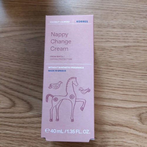 Korres nappy change cream new in box