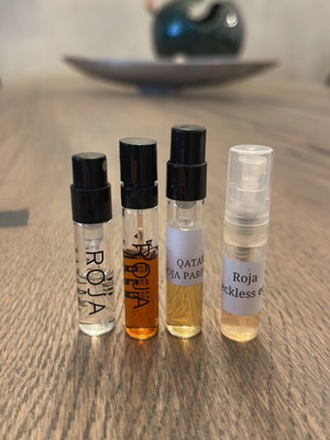 Roja testers set used with gift fifth spray