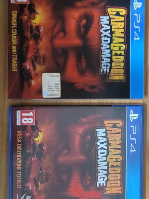 Carmageddon Max Damage PS4 game, European version