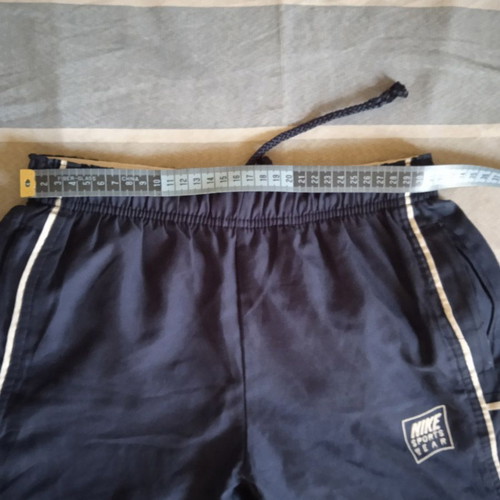 Nike vintage kids' swim shorts, size 10, navy blue