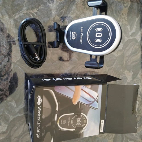 Rechargeable Car Phone Holder with Charging Cable