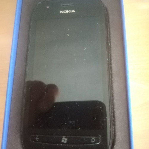 Nokia Lumia 710 Type RM-803 used, microsim, black, with charger