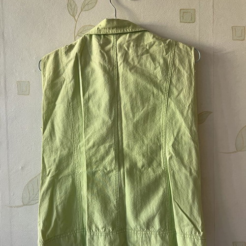 Vest A-Style new, green, size S, thin fabric with pockets