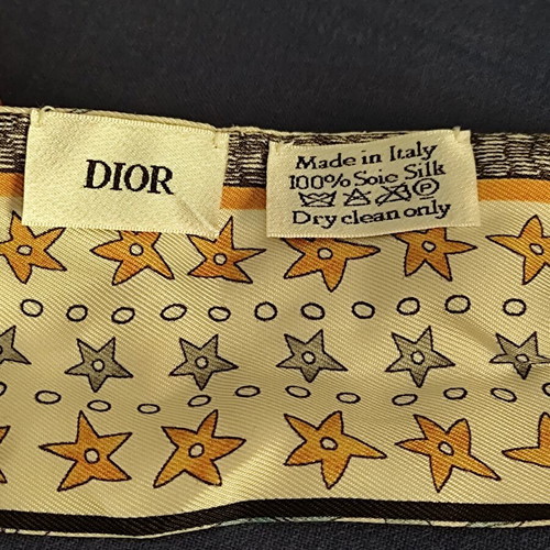 Christian Dior L'Etoile Tarot Mitzah Twilly scarf like new, multicoloured