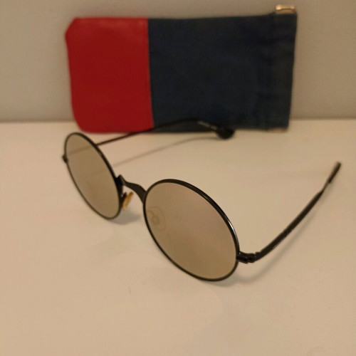 Le Specs sunglasses used, pink, metal frame