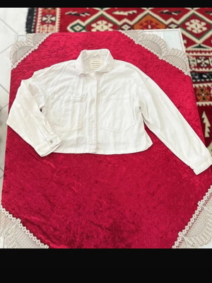 Casual jacket Stradivarius άσπρο μέγεθος L σαν καινούργιο