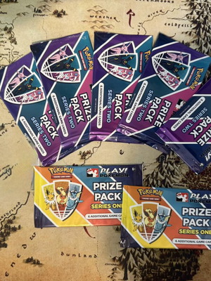 Pokemon πακέτο Prize Pack σειρά ένα και δύο σφραγισμένα με δώρο