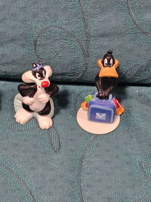 Looney Tunes Warner Bros figures used, set of 4
