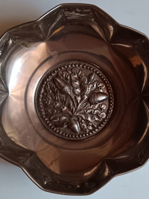 Silver-plated decorative centerpiece used