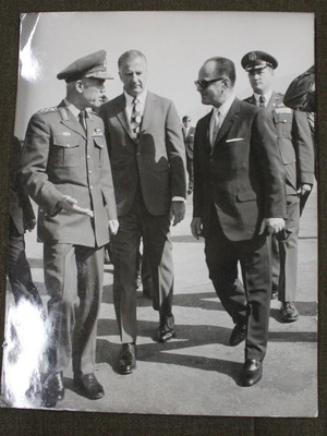 Photograph Georgios Papadopoulos with Odysseas Aggelis like new