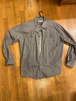 Wrangler shirt gray XL used, good condition