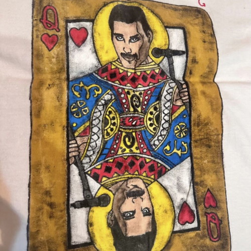 Freddie Mercury (Queen) tank top like new, handmade