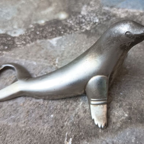 Vintage Metal Bottle Opener "Seal" BMF West Germany used