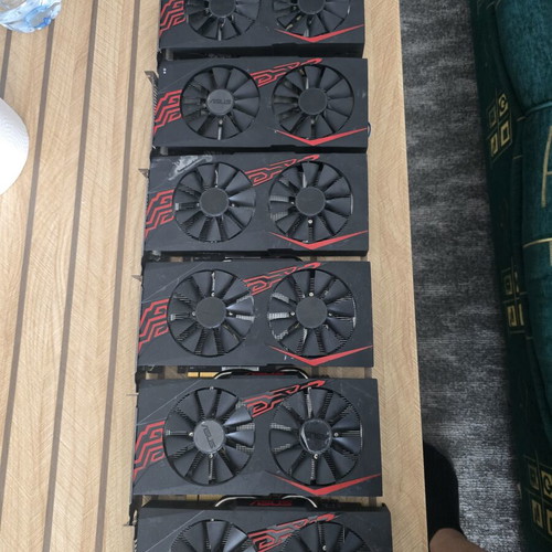 Asus RX470 4GB mining graphics cards used, pack of 6