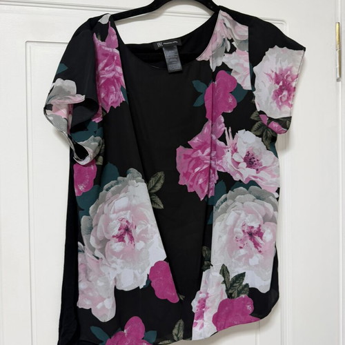 Inc floral blouse
