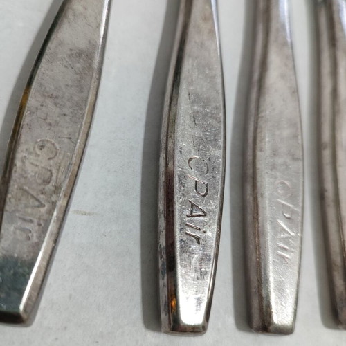 Vintage Canadian Pacific Airlines CP Air cutlery set used