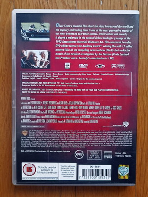 JFK DVD μεταχειρισμένο, 2 δίσκοι, Oliver Stone, χωρίς ελληνικούς υπότιτλους