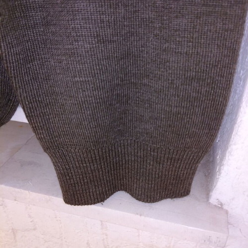 Courezee men's wool sweater French like new, size XL brown