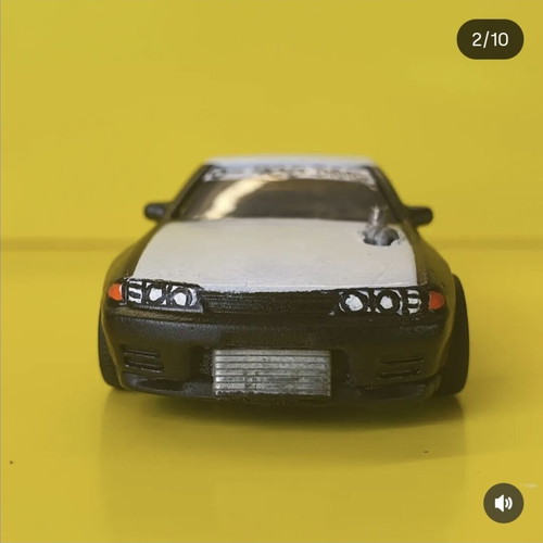 Hotwheels Nissan Skyline GTR R32 custom dragster