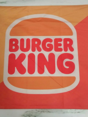 Burger King decorative pillowcase 45x45cm new