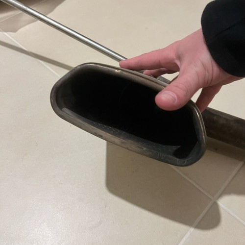 Car exhaust used, Mini Cooper style as shown