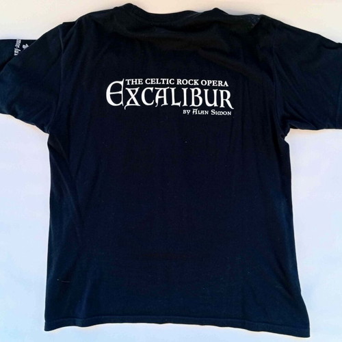 T-shirt Excalibur The Celtic Rock Opera used, Armor Lux, black, size S