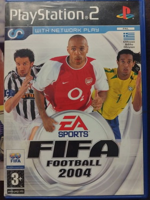 FIFA 2004 PS2 игра употребявана, пълна, в много добро състояние