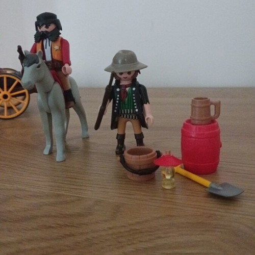 Playmobil Western set used in good condition