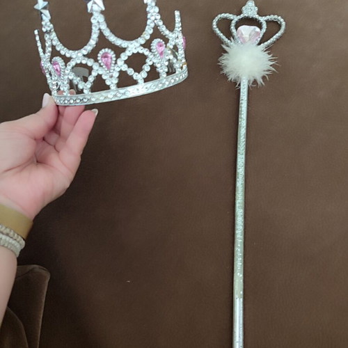 Bijou Brigitte princess tiara and scepter set used