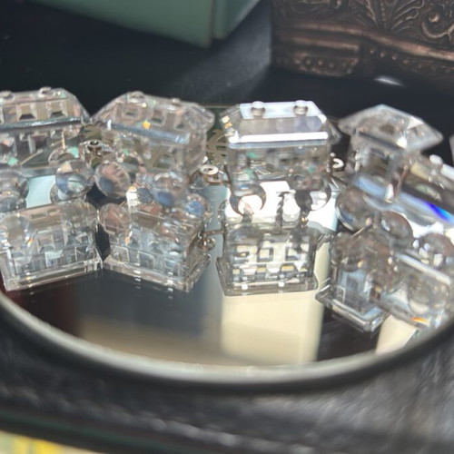 Swarovski vintage train with three carriages, new, with box