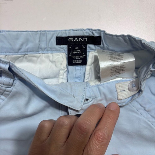 Baby pants Boss striped and Gant shorts for 18 months like new