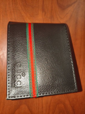 Gucci wallet new, black and multicolor