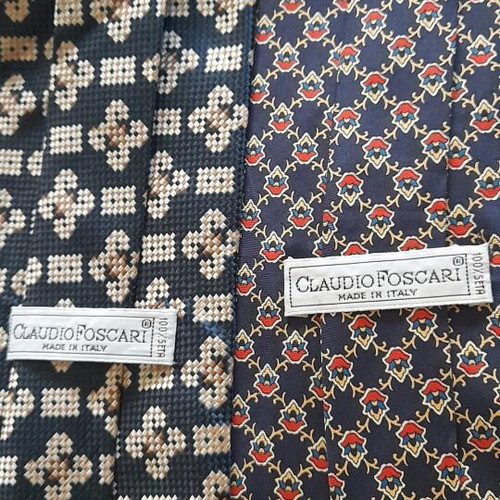 Ties like new, 100% silk, multicolor