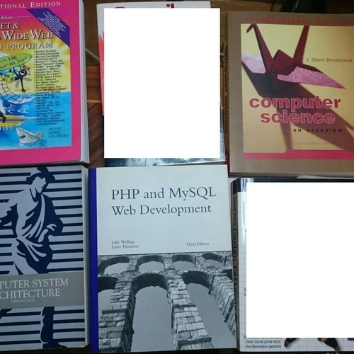 Computer science books used, pack of 4