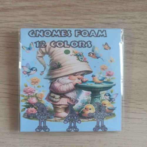 Gnomes foam material new, set of 3 pieces
