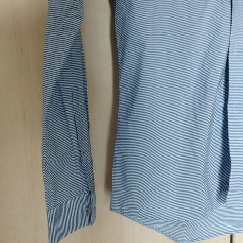 Marks & Spencer Men's Shirt Slim Fit Like New White Blue Size M