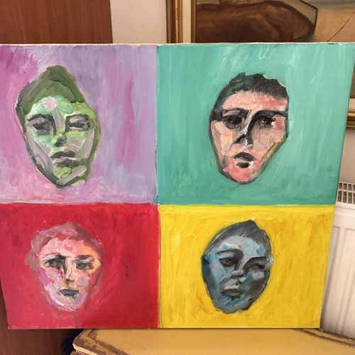 Modern painting like new