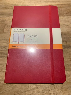 Moleskine σημειωματάριο ruled ολοκαίνουργιο 13x21