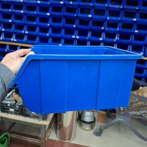 Storage box used, plastic set of 10 pieces