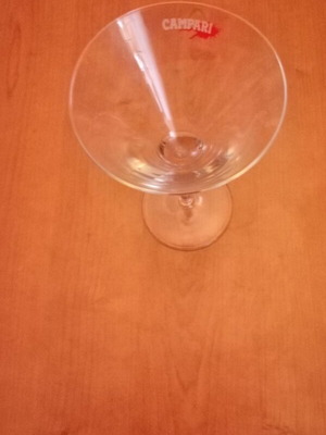 Campari collectible glass new