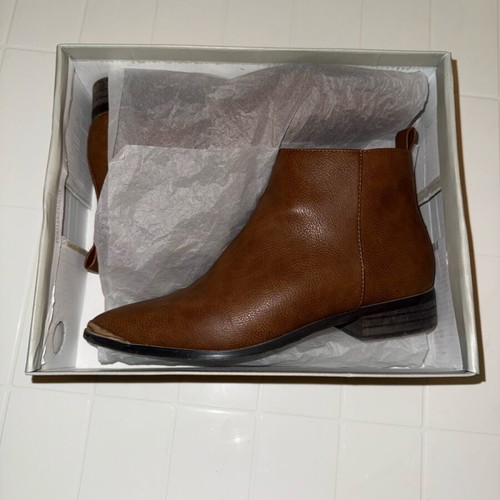 Migato ankle boots used size 39 brown with metal toe
