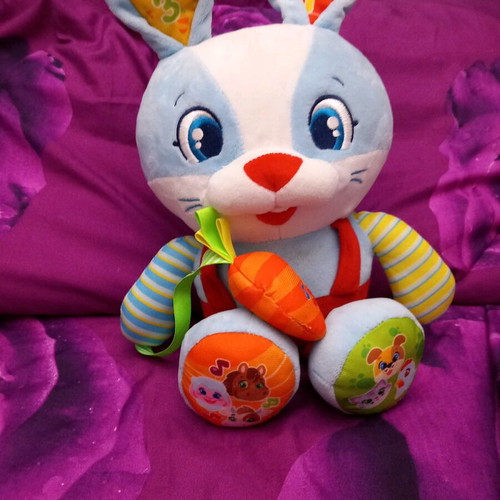 Lelos Bunny Baby Toy like new with songs and sounds