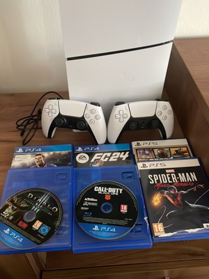 PlayStation 5 console new with box and two controllers