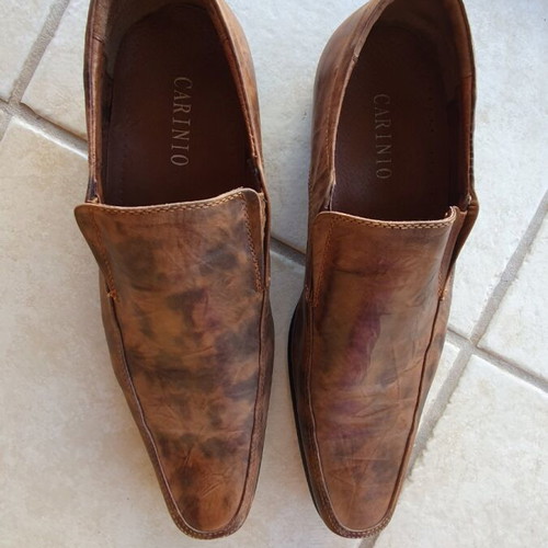 Men's moccasins size 42 like new, brown