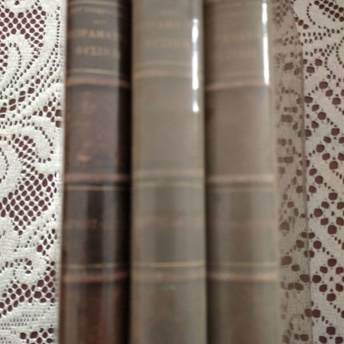 Old collectible physics books used, 10 volumes 1891-1960