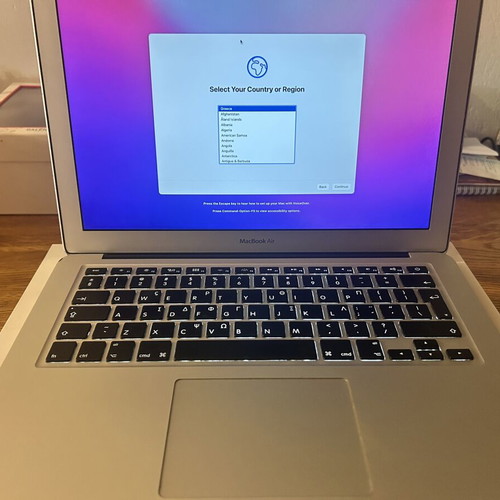 Apple MacBook Air 13-inch Early 2015 Intel Core i5 8GB RAM 128GB SSD used